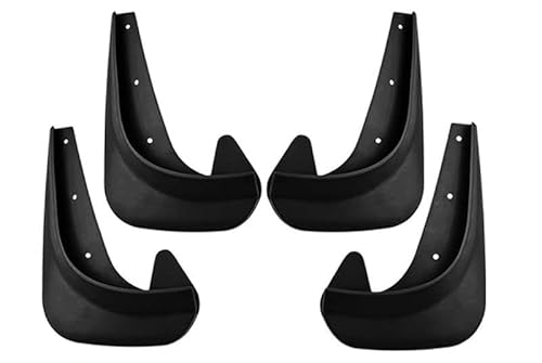 Autokotflügel 4PCS Universal Auto Rad Kotflügel Kein Bohren Rad Splash Guards Schlamm Wachen Vorne Hinten Rad Kotflügel Auto Zubehör Schmutzfänger Vorne Und Hinten SchmutzfäNger von Dusibulv