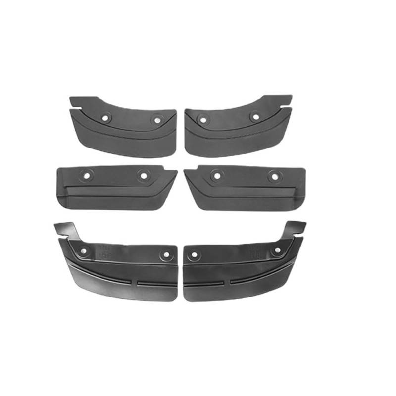 Autokotflügel Auto Modifikation Versteckte Spezial-Kotflügel Schmutzfänger Kotflügel Ersatz-Spritzschutz Für Modell 3 Y M3-EX92RW Vorne Und Hinten SchmutzfäNger(6Pcs Set) von Dusibulv