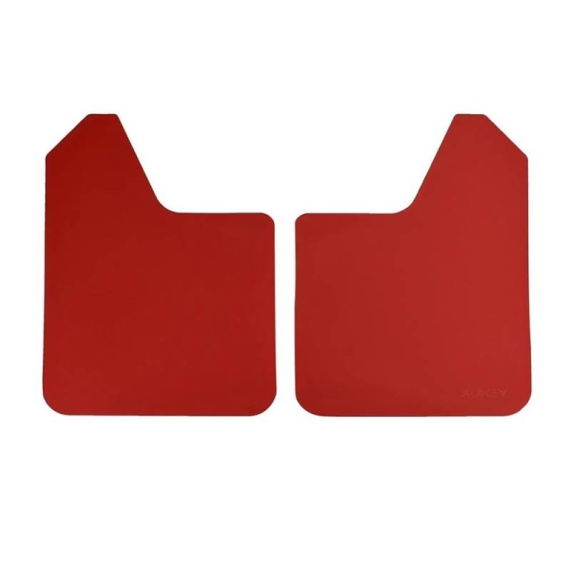 Autokotflügel Auto SUV Van Pickup Rallye Rot Racing/Sport Universal Schmutzfänger Schmutzfänger Spritzschutz Vorne Hinten Für Hyundai Für Tucson Für Elantra Vorne Und Hinten SchmutzfäNger(2pcs-set Red von Dusibulv