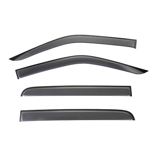 Luftabweiser Windabweiser 4 Teile/Satz Schwarz Auto Fenster Deflektor Integrierte Regen Shields Für Ford F150 Für Pickup 2021 2022 2023 Auto-Windabweiser von Dusibulv