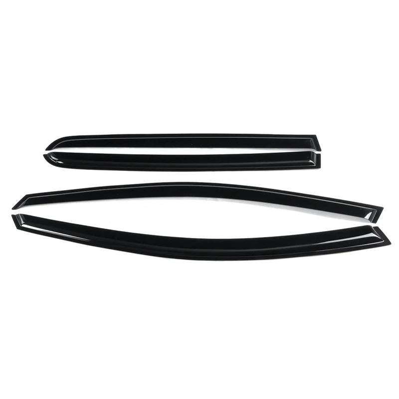 Luftabweiser Windabweiser 4PCS Auto Fenster Windabweiser Getönte Markise Schild Regen Sonne Wind Unterstände Für Golf 7th Gen MK7 MK7.5 2013-2020 Auto-Windabweiser von Dusibulv