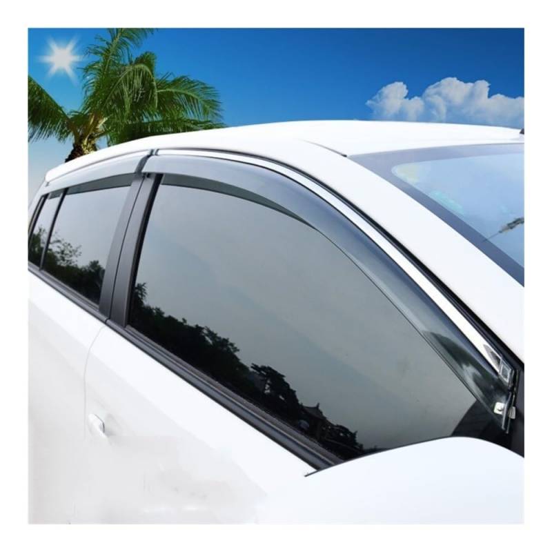 Luftabweiser Windabweiser 4PCS Für RAV4 RAV 4 XA50 2019 2020 2021 2022 Fenster Visier Markisen Heime Shades Sonne Regen Deflektor Schutz Auto Zubehör Auto-Windabweiser von Dusibulv
