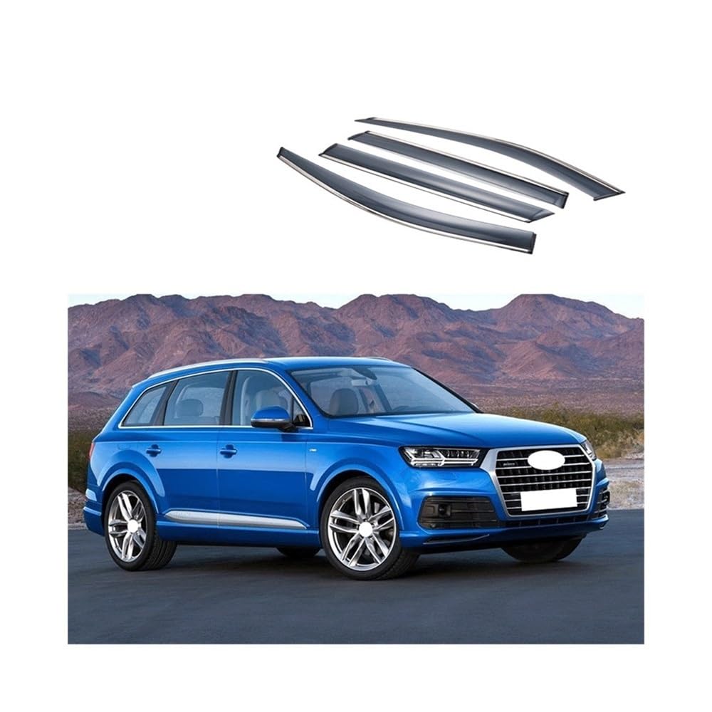 Luftabweiser Windabweiser Autoscheibenabweiser Windabweiser Sonnenschutz Regenabweiser Visierabdeckung FÜR Q7 2006-2019 Auto Styling Zubehör Auto-Windabweiser(09) von Dusibulv