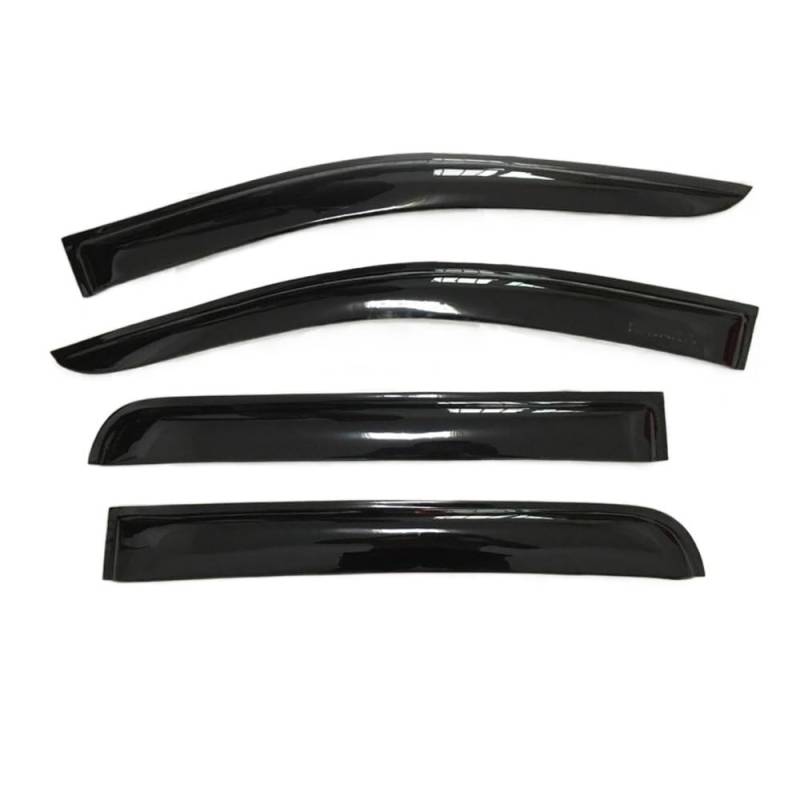Luftabweiser Windabweiser Für Navara NP300 2014-2019 Für Frontier 2017 D23 Vent Visier Auto Windabweiser Schwarzer Fensterabweiserschutz Auto-Windabweiser von Dusibulv