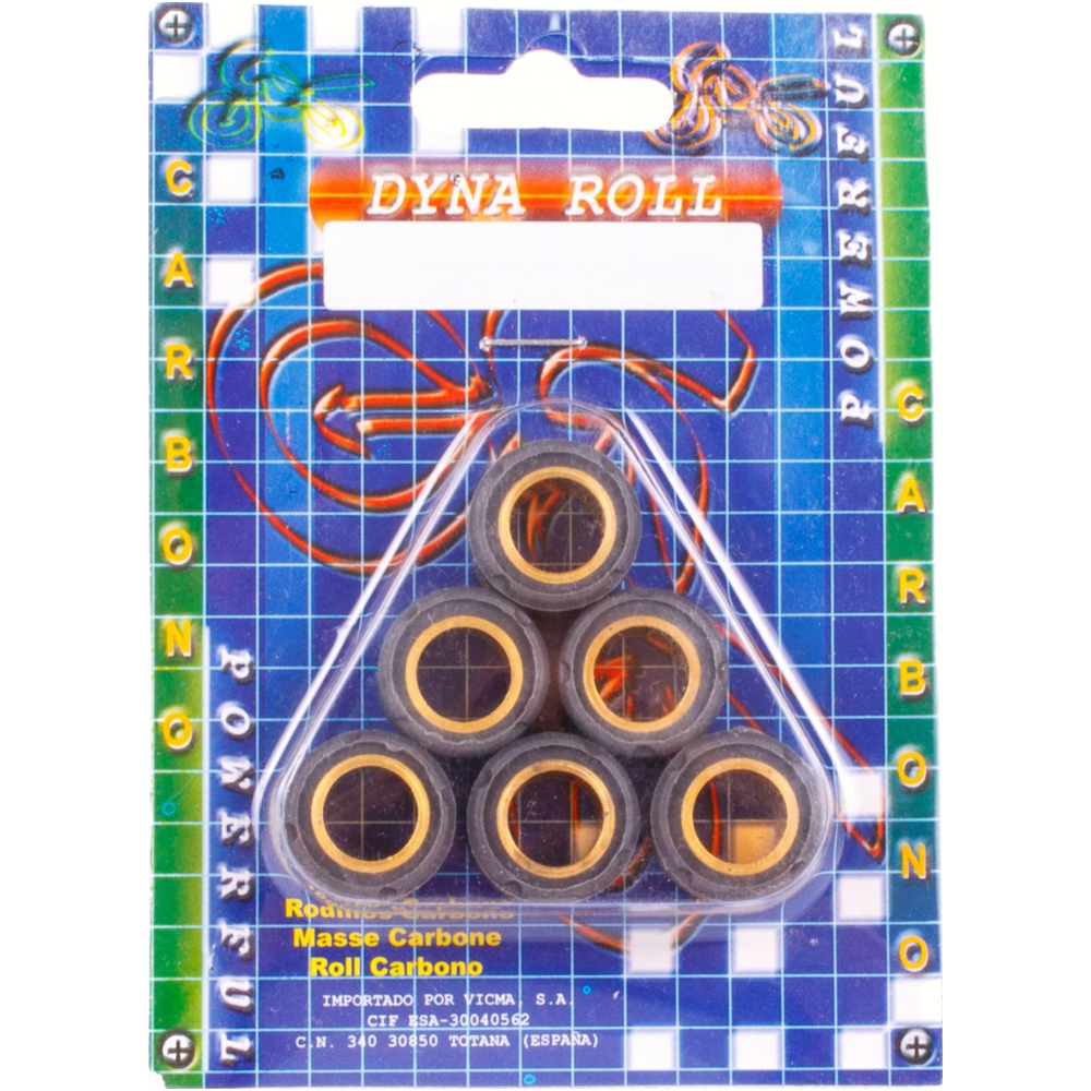 Dyna roll 1591008 variomatikgewichte, variomatikrollen 5 gr. carbon rollenkit 17x12 - mc20-1712-50 von Dyna Roll
