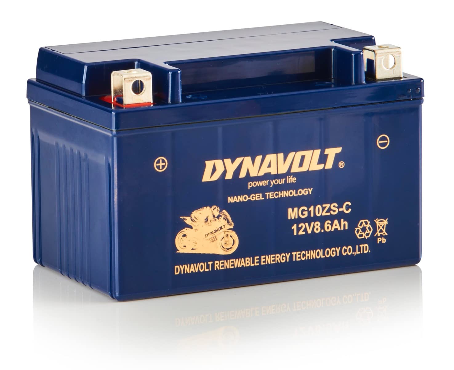 Dynavolt NANO-GEL MG10ZS-C Motorradbatterie 12V 8,6Ah 255A, Ersetzt YTZ10S, Maße: 150x86x94mm, wartungsfreie und auslaufsichere Gel Motorradbatterie Dynavolt NANO-GEL MG10ZS-C Motorradbatterie 12V 8,6Ah 255A, Ersetzt YTZ10S, Maße: 150x86x94mm, wartungsfreie und auslaufsichere Gel Motorradbatterie von Dynavolt
