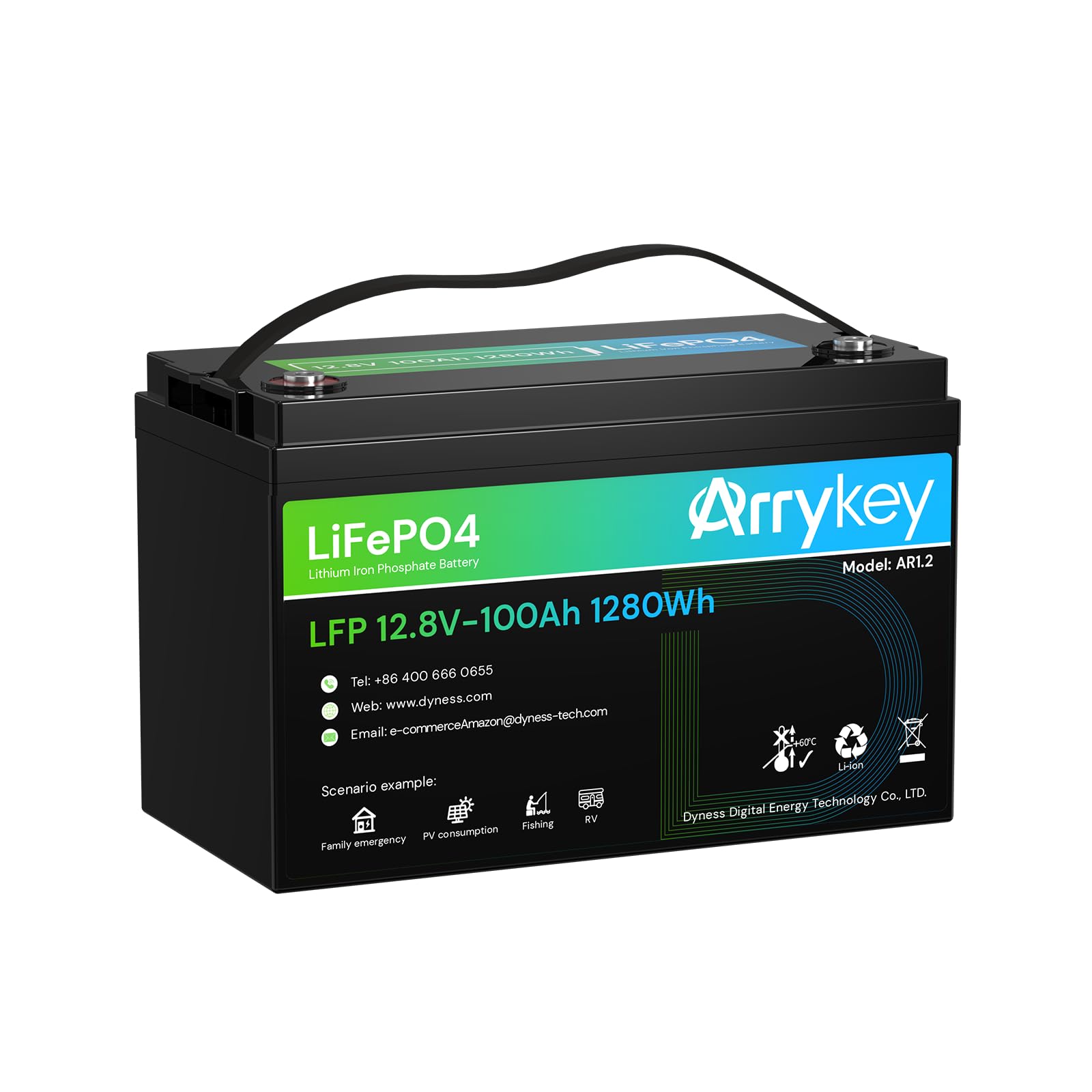 Dyness 12V 100Ah LiFePO4-Batterie BCI Gruppe 31 Lithium batterie mit Tiefentladeschutz bei niedrigen Temp und 100A BMS A+ Grade Deep Cycle batterie Ideal für Wohnmobile und Solarenergie Anwendungen Dyness 12V 100Ah LiFePO4-Batterie BCI Gruppe 31 Lithium batterie mit Tiefentladeschutz bei niedrigen Temp und 100A BMS A+ Grade Deep Cycle batterie Ideal für Wohnmobile und Solarenergie Anwendungen von Dyness