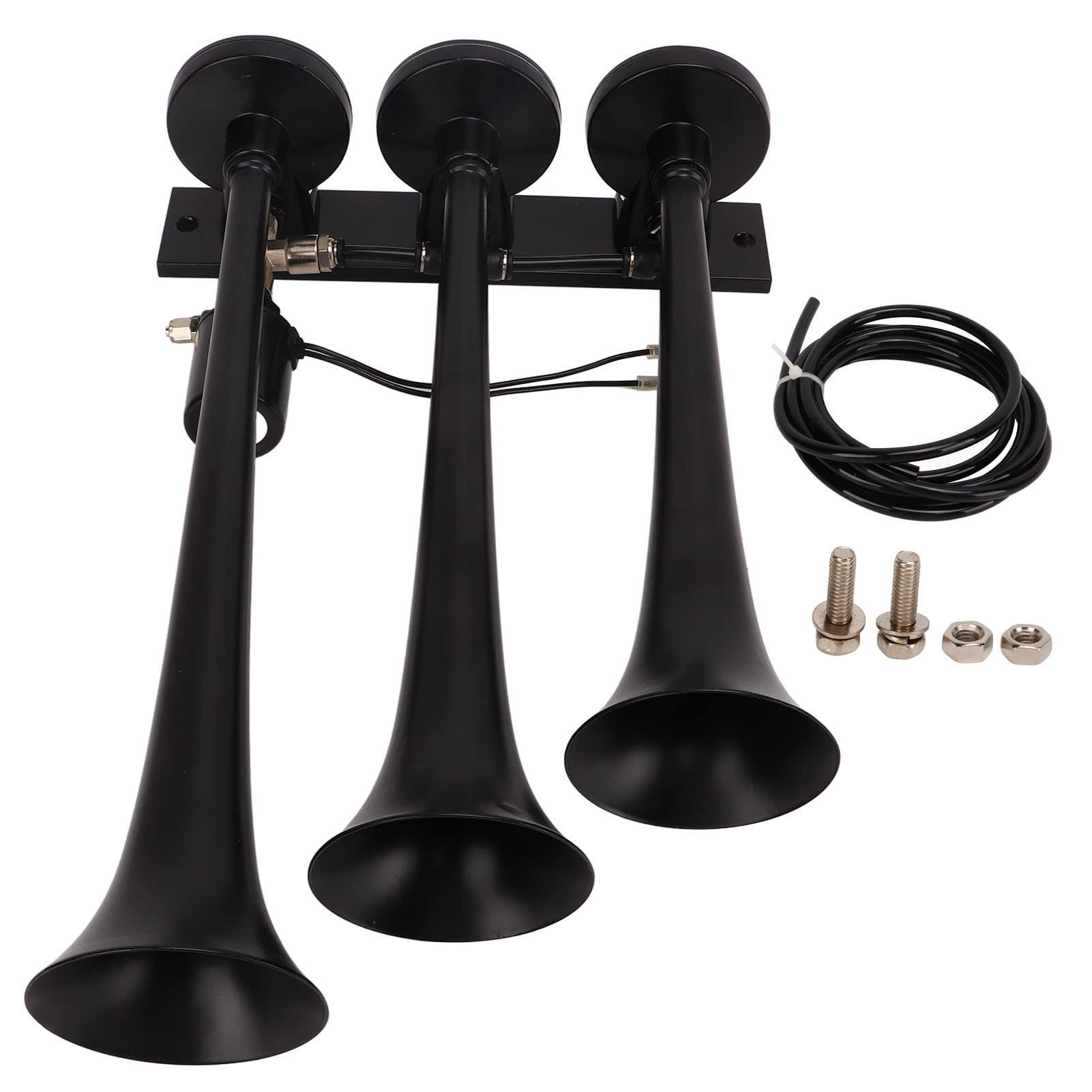 Dyocoag 135db 3 Loch Air Horn DC 12V Laute Klang Trompete Air Horn Trucks Boote Yachten Yachten von Dyocoag