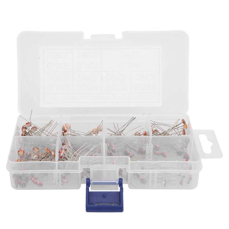 Dyocoag 175pcs Mini Photosensitive Widerstandskit GL5506 GL5516 GL5526 GL5528 GL5537 GL5539 GL5549 DIY Elektronische Komponenten Hochempfindlich Schnelles Ansprechen von Dyocoag