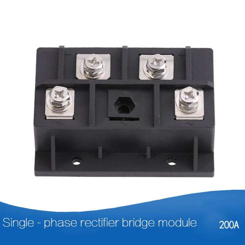 Dyocoag 200A 1600V Hochleistungs -Einphase -Dioden -Gleichrichterbrückenmodul 4 Klemmen Netzteil von Dyocoag