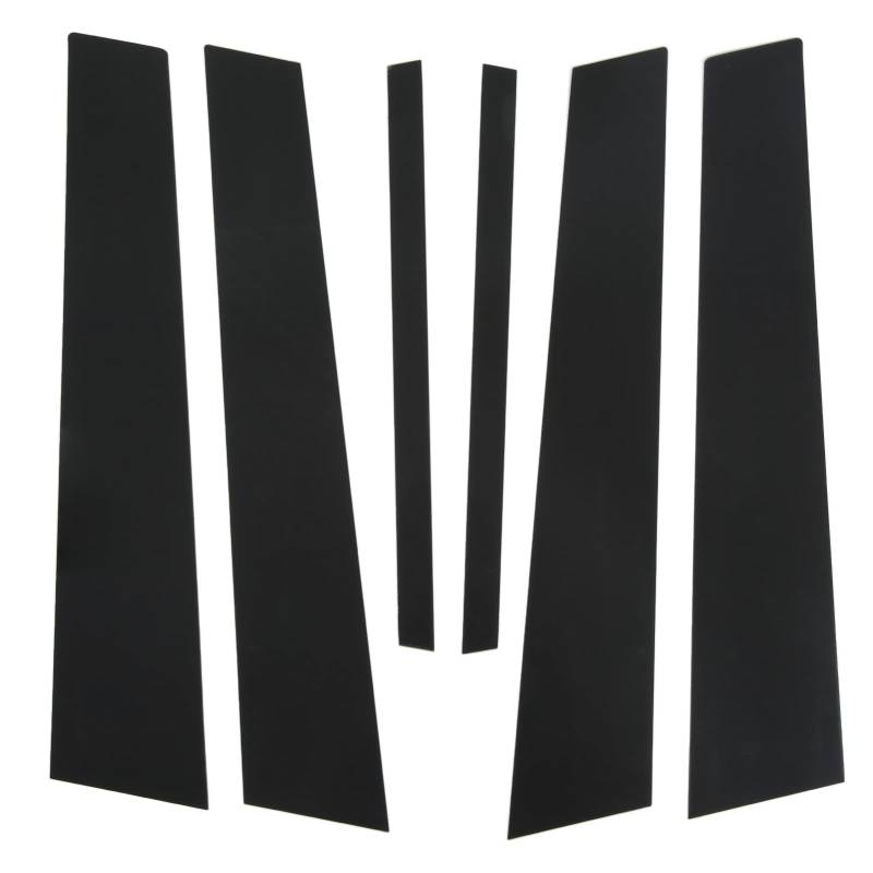 Dyocoag 6 Stück glänzend Schwarze Tür-/Fenster-/B-/C-Säulenverkleidungs-/Spiegelaufkleber für 3er-Serie F30 2013–2019, Außendekoration von Dyocoag