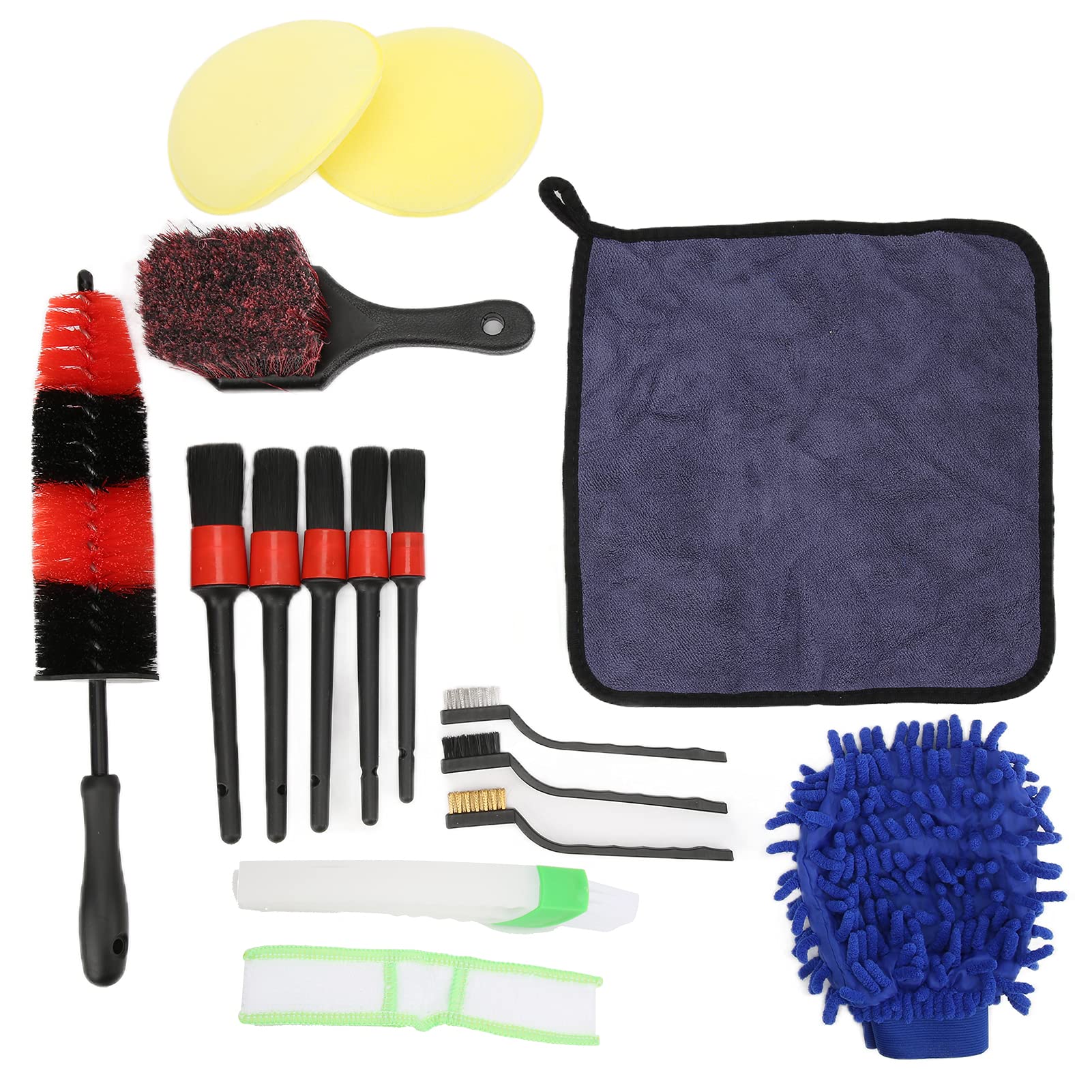 Dyocoag Auto-Detailing-Bürsten-Set, Felgen-Schrubber, Reinigungswerkzeuge für Motorräume, Auspuffrohre, Lüftungsschlitze Dyocoag Auto-Detailing-Bürsten-Set, Felgen-Schrubber, Reinigungswerkzeuge für Motorräume, Auspuffrohre, Lüftungsschlitze von Dyocoag