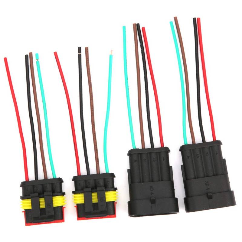 Dyocoag -Auto -Elektroanschließungsstecker mit Drahtkabel gute Safe -Anschluss -Autos Trucks Boote Boote (4p) von Dyocoag