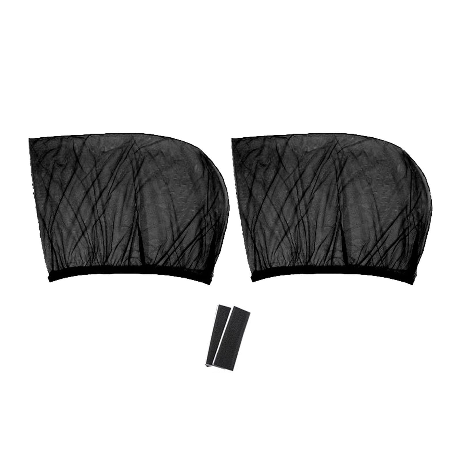 Dyocoag Auto Seitenfenster Sonnenschutz Wärmeschutz -Proof -Netz für Limousinen -SS -Coupes (Hinteres Seitenfenster 52x61cm) von Dyocoag