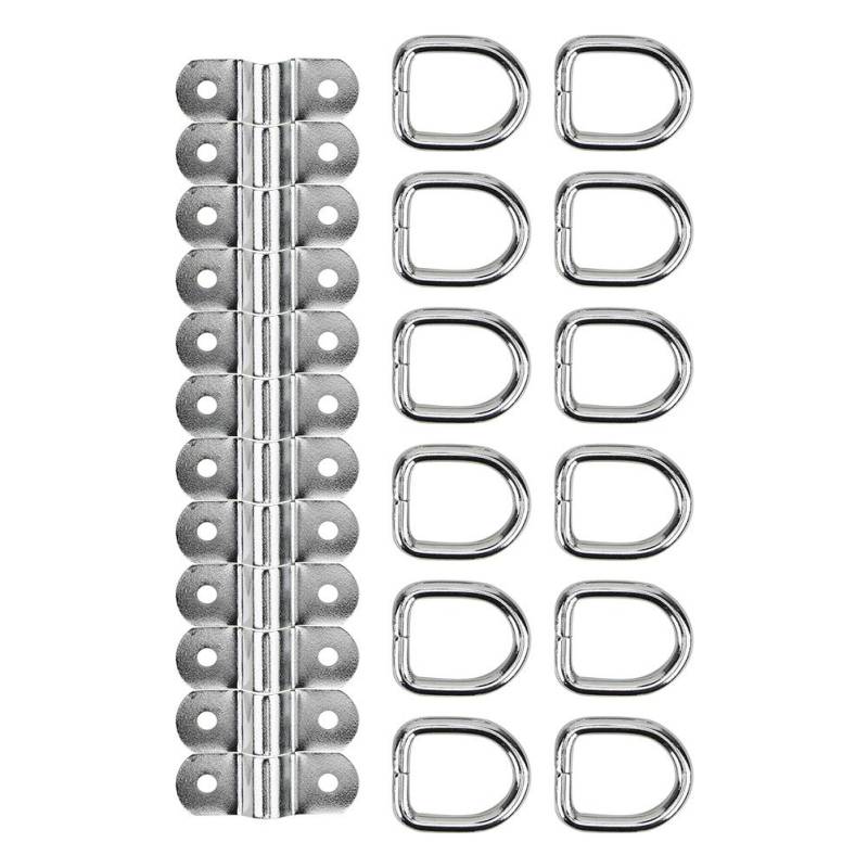Dyocoag -Autoanhänger Biege D Ring Ring Peitschen Anker Haken Hochdienst für LKWs RV Van ATV SUV -Boot von Dyocoag