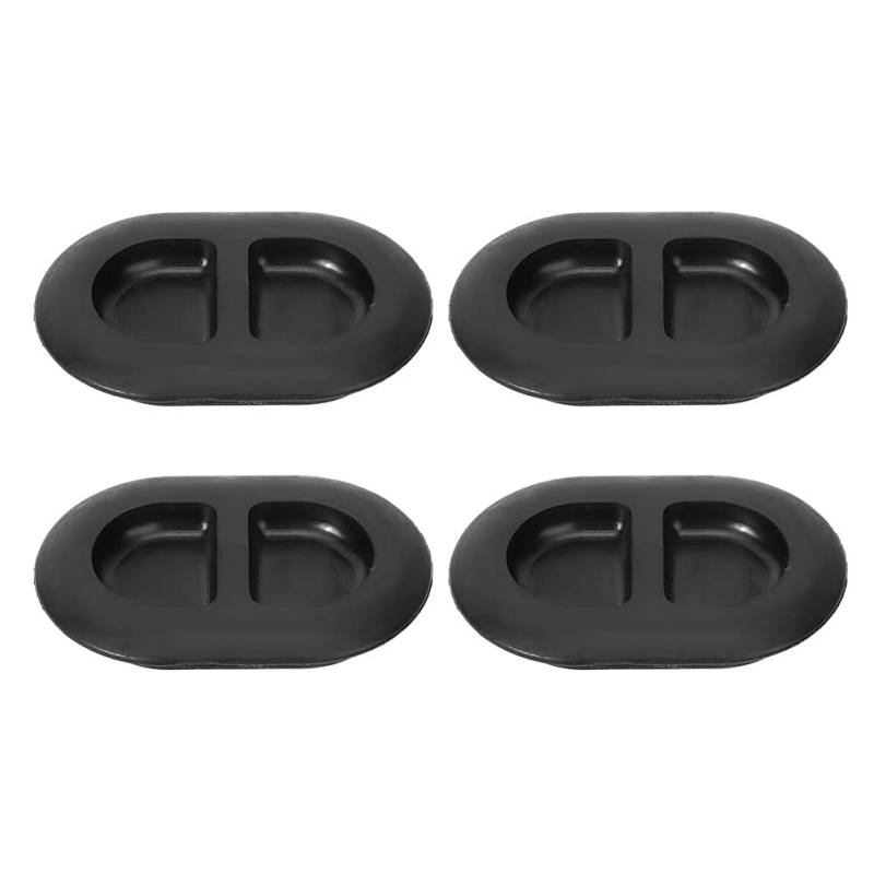 Dyocoag Car Chassis Gummi Stopper Stecker hochwertiges Zubehör Easy Installation Black PVC/Latex Passform für JK 2007-2017 von Dyocoag