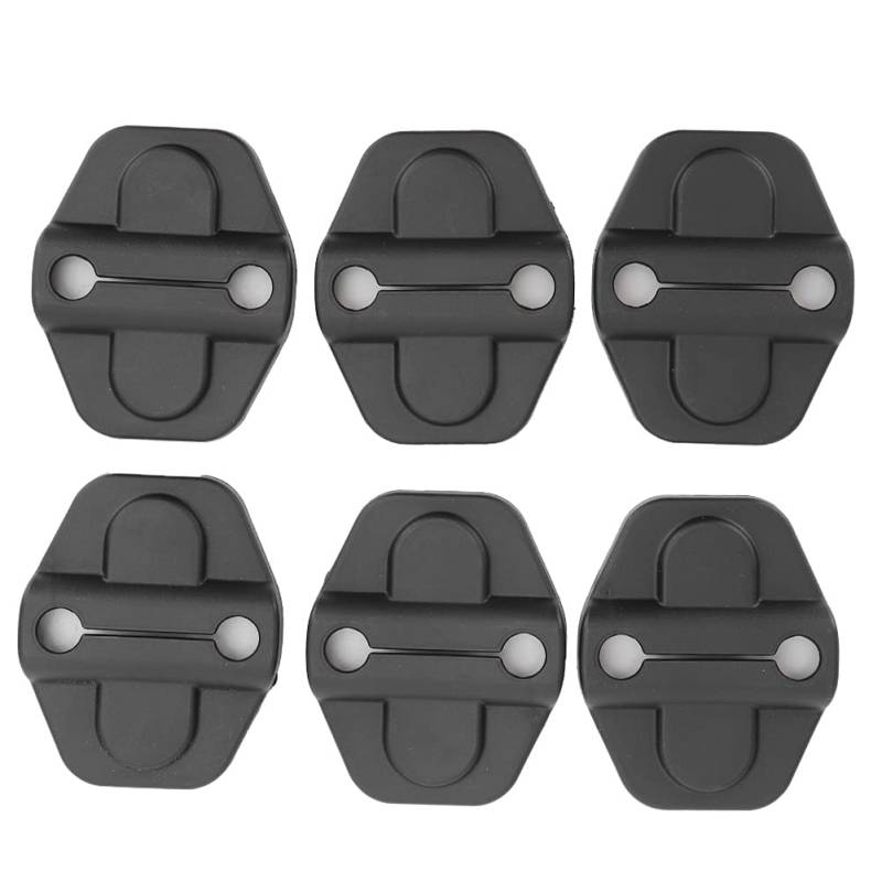 Dyocoag Car Door Lock Decal 6PCS Black Trimmabdeckung für JL 2018-2019 von Dyocoag