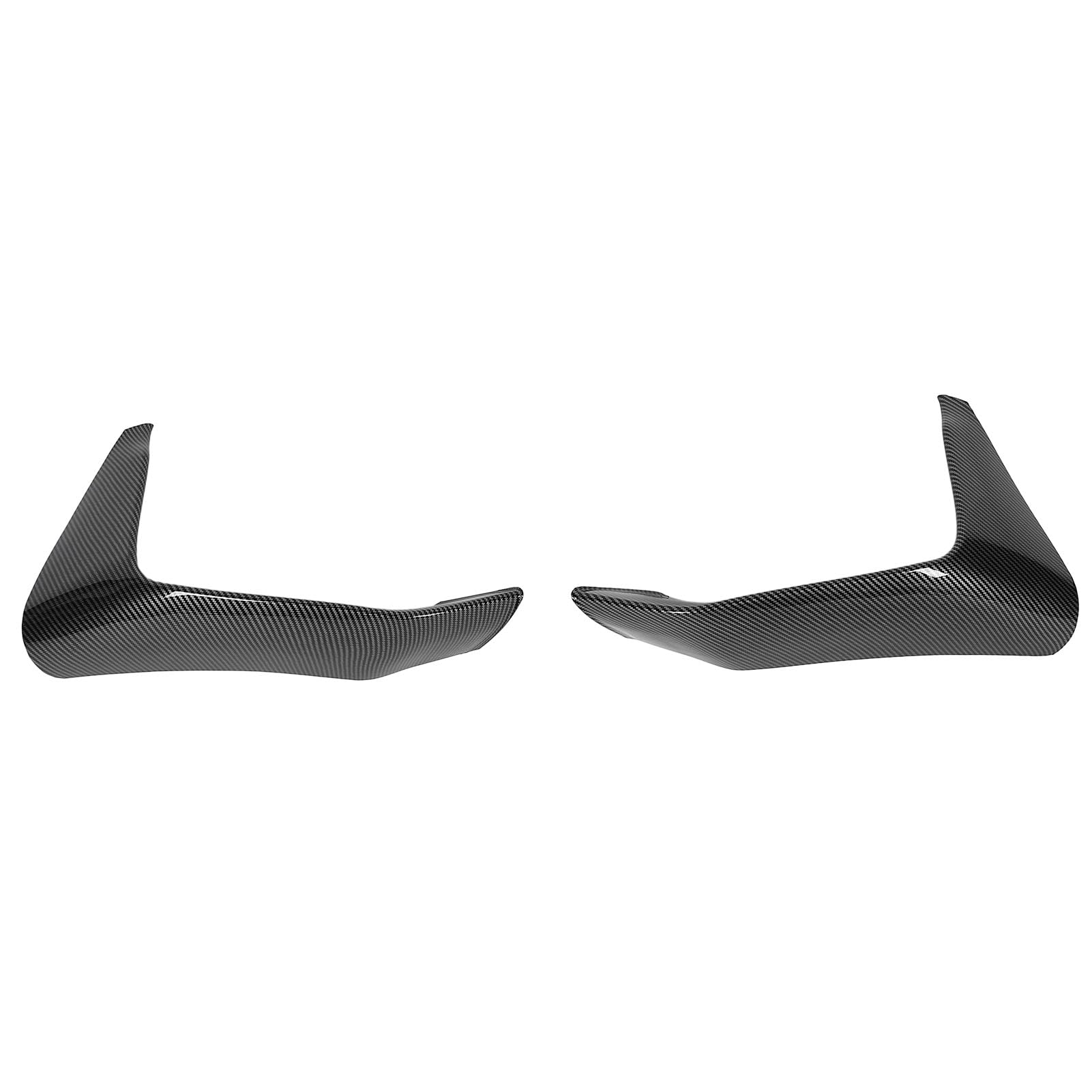 Dyocoag Car Front Stoßfänger Lippensplitter aerodynamisch aggressiver Look für F80 F82 F83 M3 M4 (Kohlefaserstil) von Dyocoag