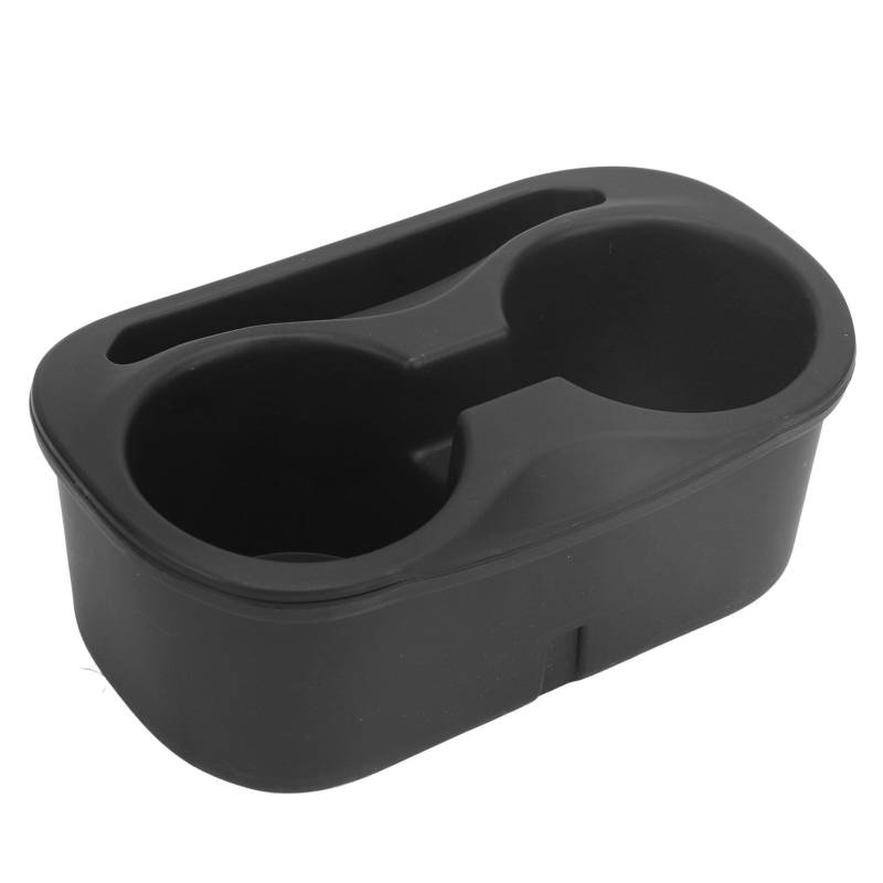 Dyocoag Center Console Cup Holder Beverage Holder Replacement for 2013-2020 Practical Organizer Console Cup Holder for Cups and Water Bottles Black von Dyocoag