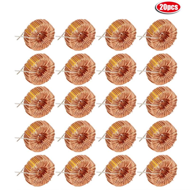 Dyocoag Copper Coil 20pcs Toroid -Induktordraht mit 330UH 3a für die PCB -Leiterplatte 5026 Bequemer Austausch von Dyocoag