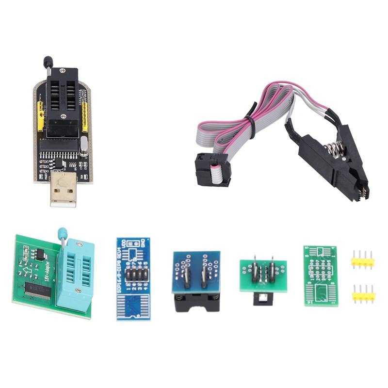 Dyocoag Flash -Chip -Test -Clip -Set SOP8 -Programmierer Mainboard -Zubehör für 242593 von Dyocoag