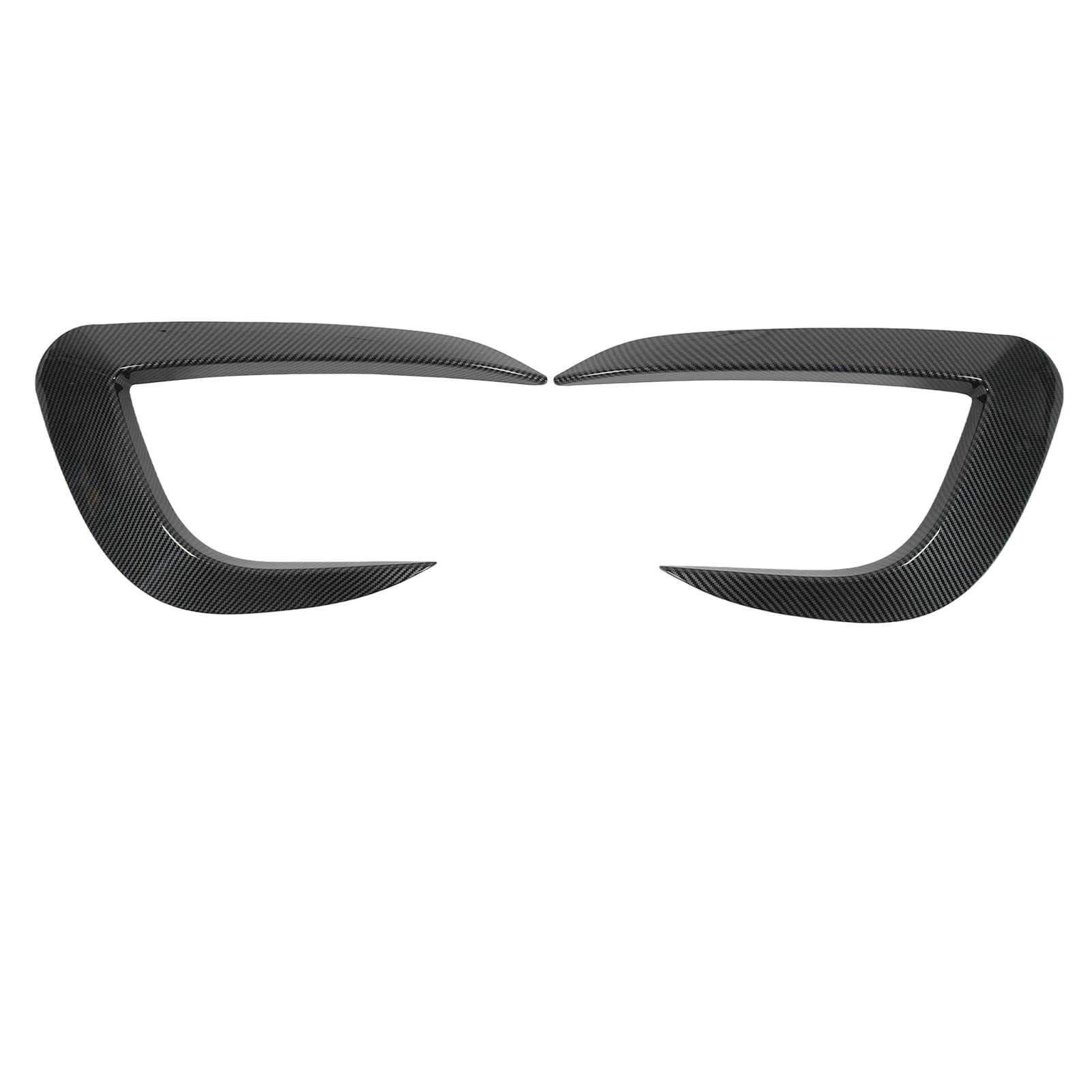 Dyocoag Front Nebel Light Trim Cover Augenbrauen-Upgrade-Spoiler für 2020-2023 Aerodynamisches Design (Kohlefasermuster) von Dyocoag