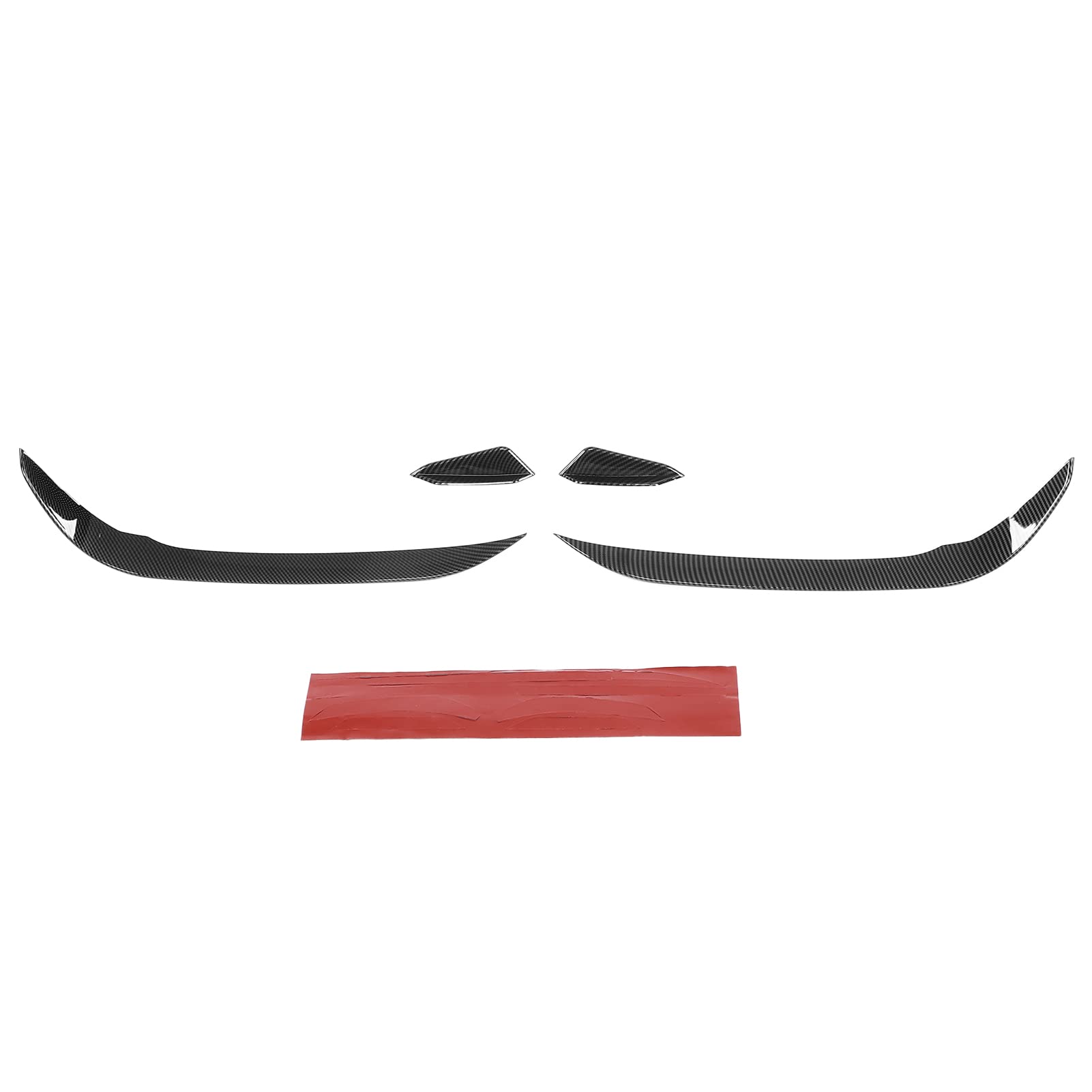 Dyocoag Front stoßstange Aero Kits Canards Flügel Hoch leistungs ersatz MK 7.5 GTD 2017-2020 Autozubehör (Kohlefaserstil) von Dyocoag