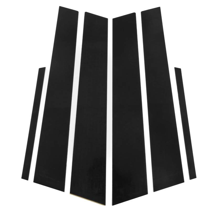 Dyocoag Glossy Black Side Door Fensterabdeckung Trimmschutz für Limousinen 8. Generation 2006–2011 von Dyocoag