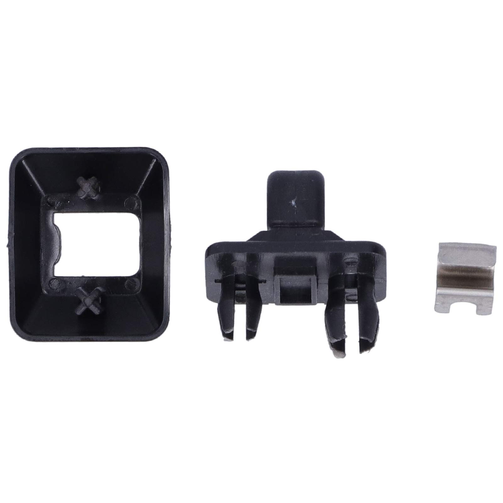 Dyocoag Haken-Clip-Set für innere Sonnenblende, 8U0857562A, Ersatzzubehör für A1 S4 R, langlebige Sonnenblendenhalterung von Dyocoag