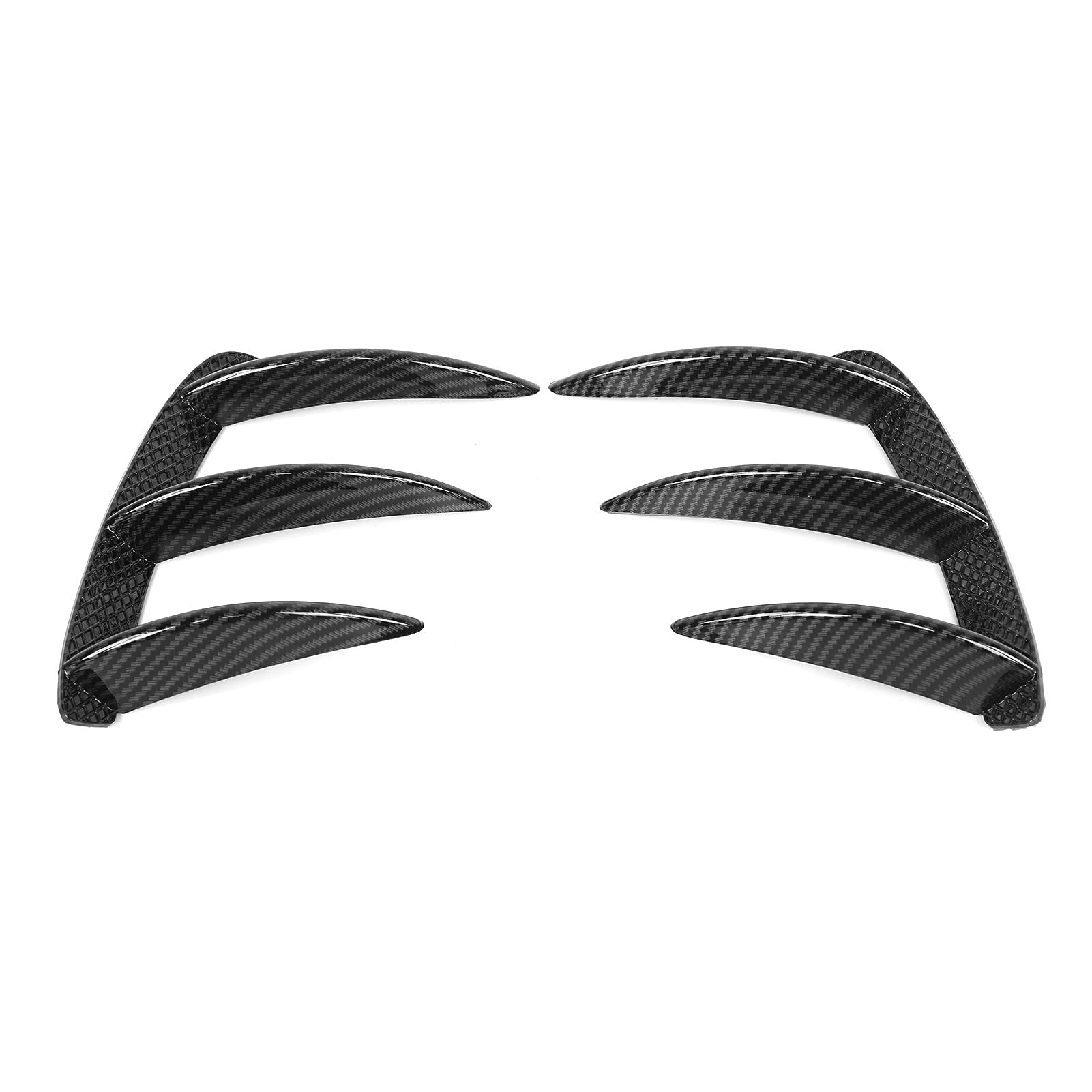 Dyocoag Heck Stoßfänger Lip Splitter Canards Vents Ersatz W176 00 50 60 5 AMG Luxus Stylish Easy Installation Car Styling (Kohlefaserstil) von Dyocoag