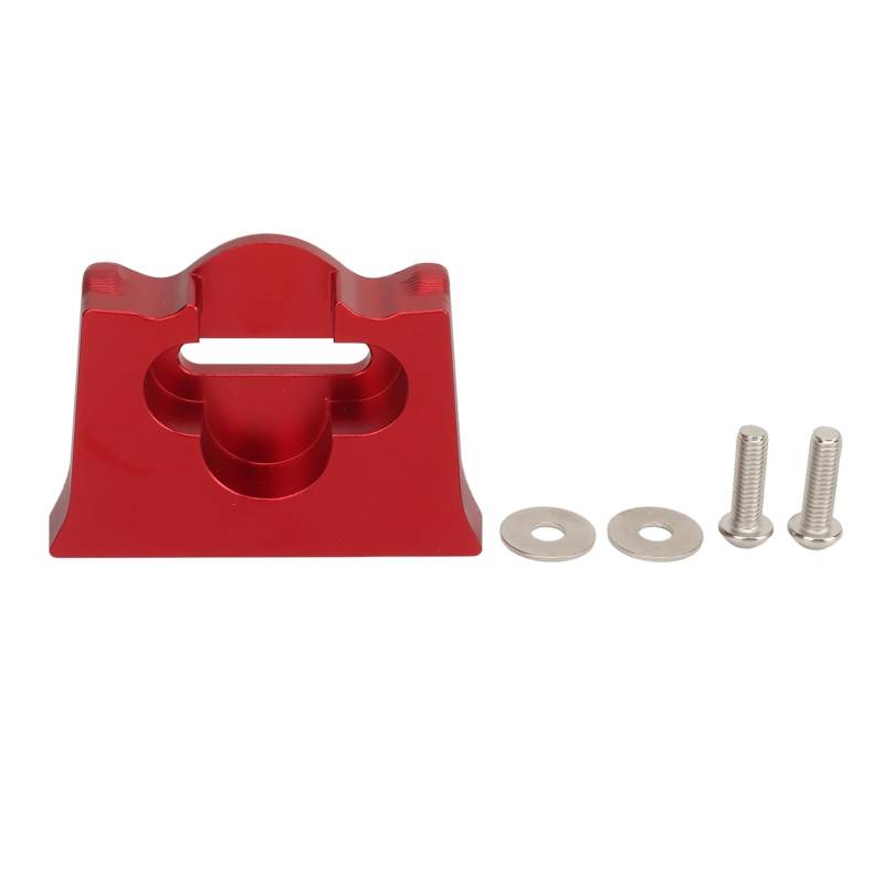 Dyocoag Heckklappe Limiter Aluminium Stoßstangen-Stop-Zubehör JK JKU 2007-2018 (Rot) von Dyocoag