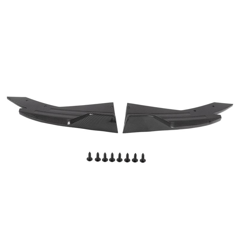 Dyocoag Kohlefaserstil Heck Stoßfänger Lippendiffusor Splitter Canard Protector für Autos von Dyocoag