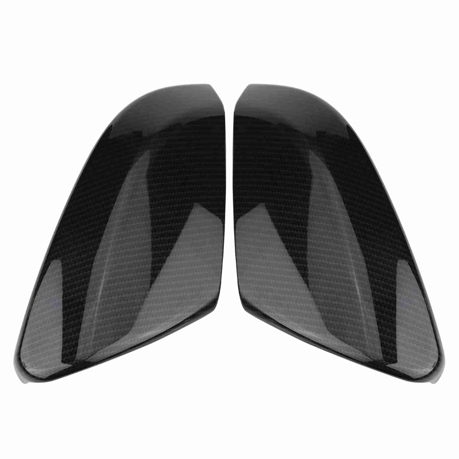 Dyocoag Kohlefaserstil Rückspiegel -Abdeckkappen sichtbare Chromoberfläche Installation Easy Limousinen Coupé Schrägheck Abs Black 2pcs Dyocoag Kohlefaserstil Rückspiegel -Abdeckkappen sichtbare Chromoberfläche Installation Easy Limousinen Coupé Schrägheck Abs Black 2pcs von Dyocoag