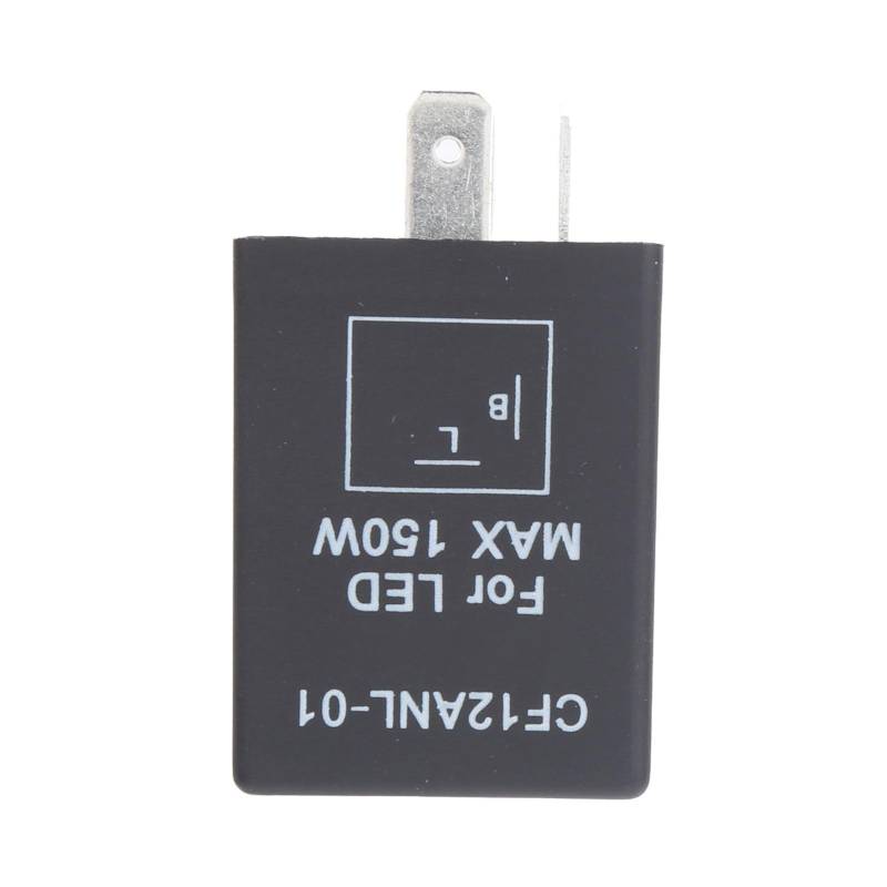 Dyocoag LED-Flash-Relais Dust-Sof-Proof-Blinkermodul Automotive Electronics 2-polige Stoßdämpfer ABS-Material von Dyocoag