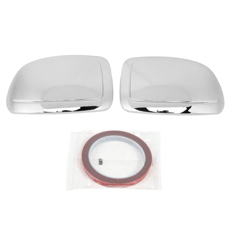 Dyocoag -Paar Flügelspiegelabdeckungskappe linke rechte Tür Spiegelgehäuse Ersatz 1999 2006 Mirror Protection Car Erscheinungsbild Upgrade Adhäsive Installation (Elektropliert) von Dyocoag