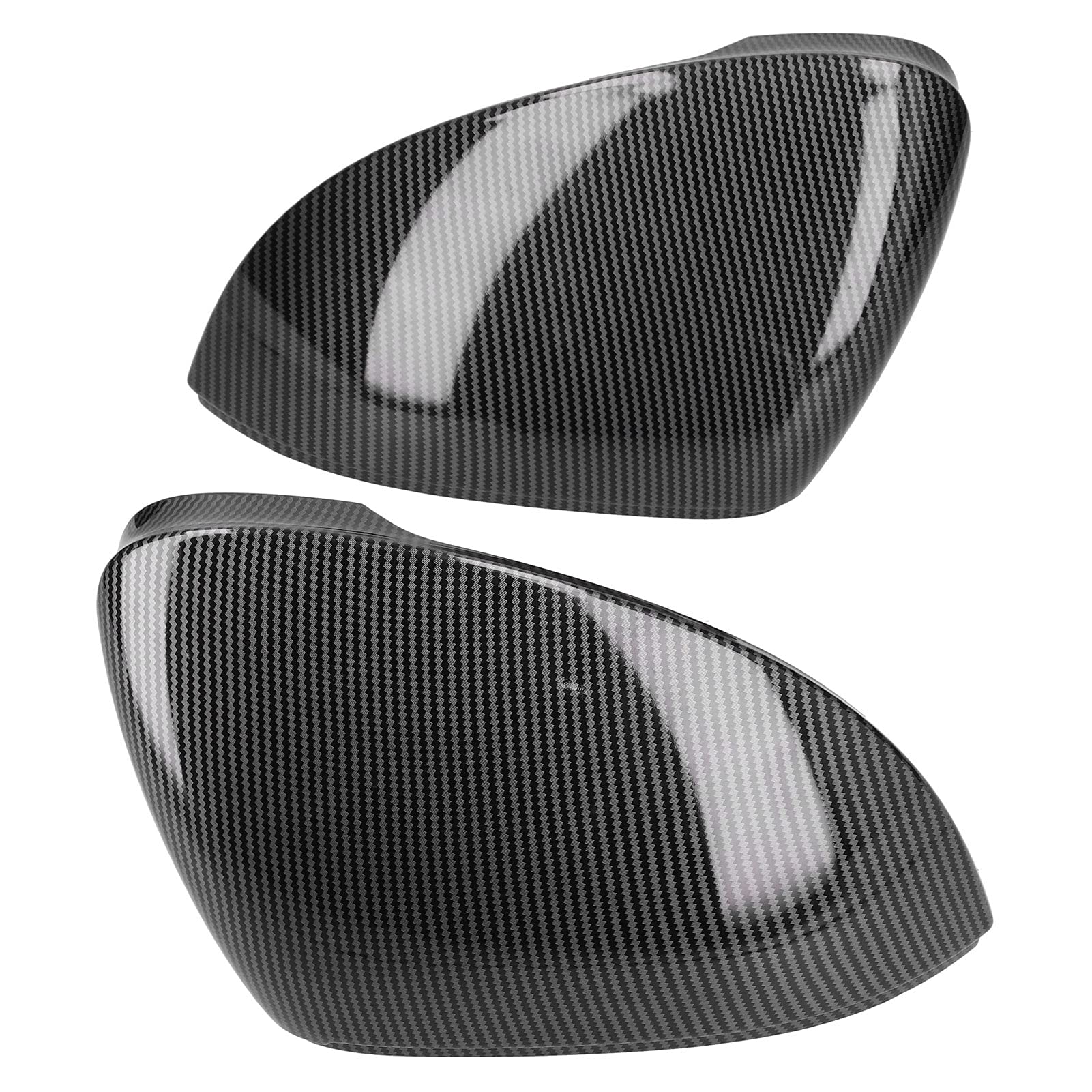 Dyocoag Side View Mirror Deckabdeckung Kohlefaser -Ersatzspiegelschale für MK8 Standard 2021 Anwendbare Szene (Keine Lane Change Assistance) von Dyocoag