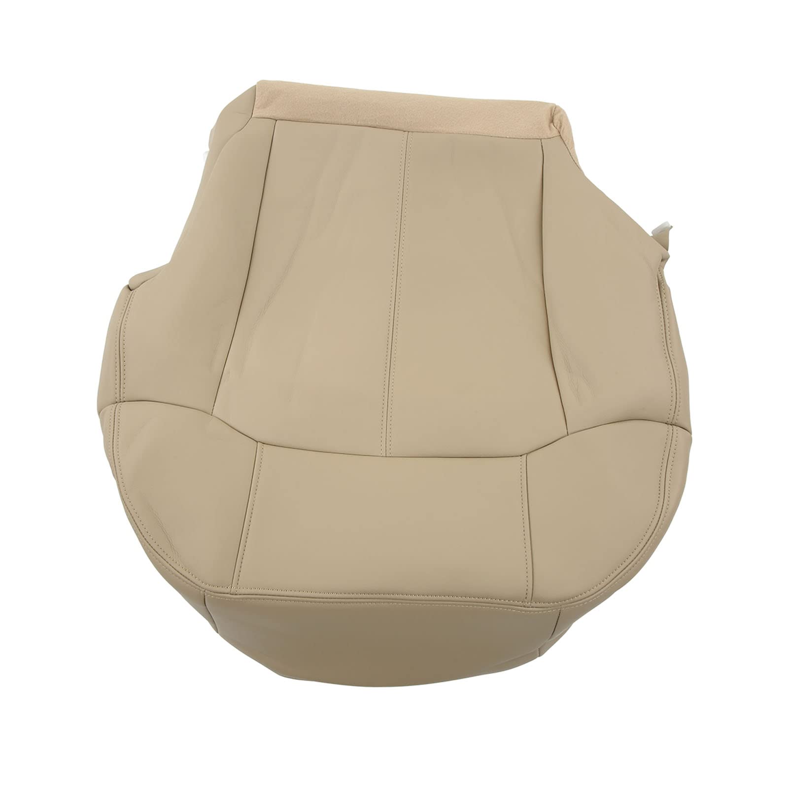 Dyocoag Sitzbezug für die untere Fahrerseite vorne, PU-Leder, Ersatz-Autositzschutz für, leicht zu reinigen, weiches Material (Beige) von Dyocoag