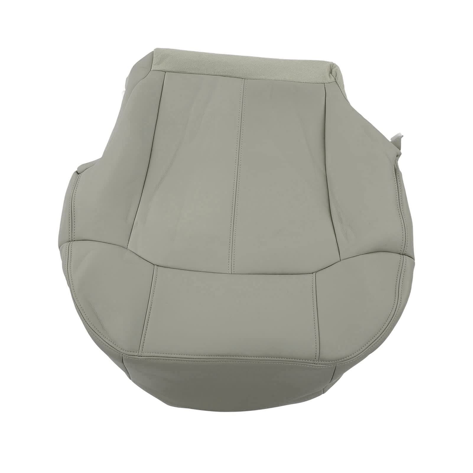 Dyocoag Sitzbezug für die untere Fahrerseite vorne, PU-Leder, Ersatz-Autositzschutz für, leicht zu reinigen, weiches Material (Grau) von Dyocoag