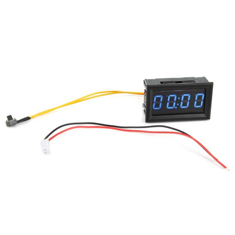 Dyocoag YB27T LED Elektronische digitale leuchtende Auto Uhr Accessoire Dekoration (Blau) von Dyocoag