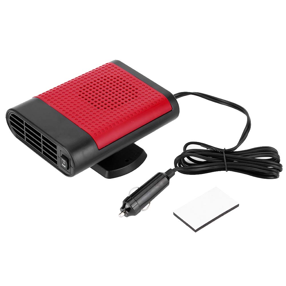 Dyocoag tragbare Autoheizung Heiße Kühllüfter Windschutzscheibe Schnee Nebel Defroster Filter Heizung Dual Switch -Modus Fahrzeuge Camping rot Dyocoag tragbare Autoheizung Heiße Kühllüfter Windschutzscheibe Schnee Nebel Defroster Filter Heizung Dual Switch -Modus Fahrzeuge Camping rot von Dyocoag