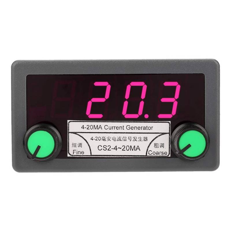 Stromsignalgenerator Grob- und Feinabstimmung Konstante Ausgabe Hochhelles Display Grau von Dyocoag