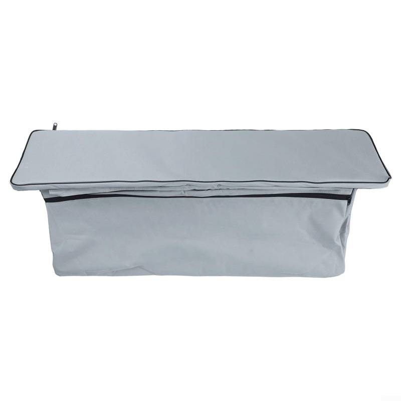 DystopiaWorld Strapazierfähiger Sitzbezug für aufblasbare Kajaks, 420D Oxford, mit Aufbewahrungstasche, Grau, 95 cm von DystopiaWorld