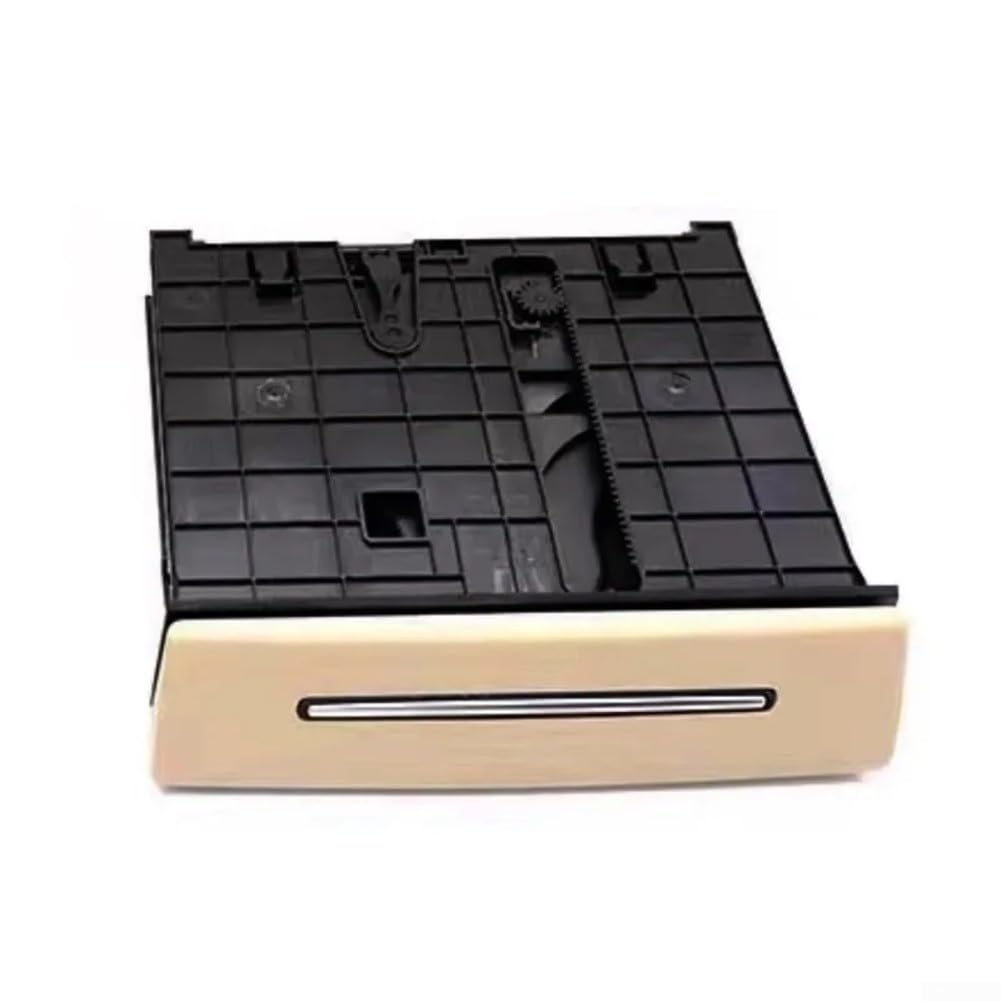 Hintere Armlehne Box Getränkehalter, Nichtverformung Getränkehalter, OEM-Nummer: 4GD885995CA5, für A6L, für C7 2012-2018 (Beige) von DystopiaWorld