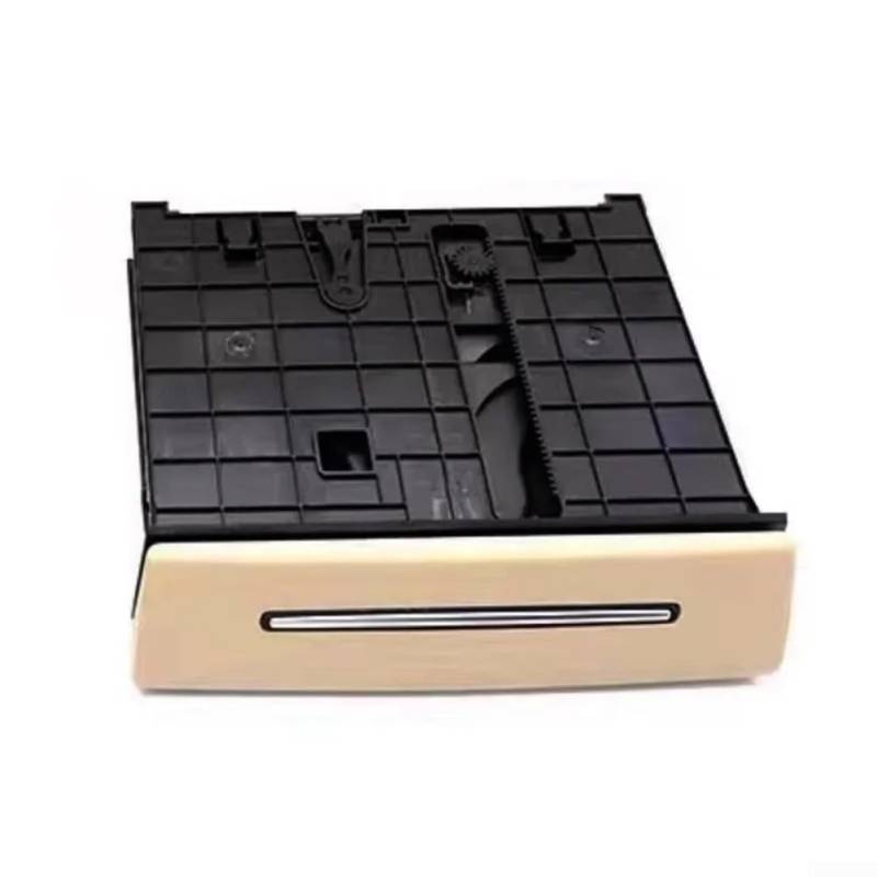 Hintere Armlehne Box Getränkehalter, Nichtverformung Getränkehalter, OEM-Nummer: 4GD885995CA5, für A6L, für C7 2012-2018 (Beige) von DystopiaWorld
