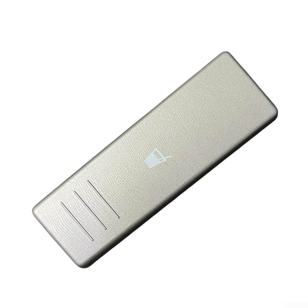 Meter Becherhalter-Abdeckung 6Q0858602 für Polo für GTI für MK4 Quick Fit Teil (Silber) von DystopiaWorld