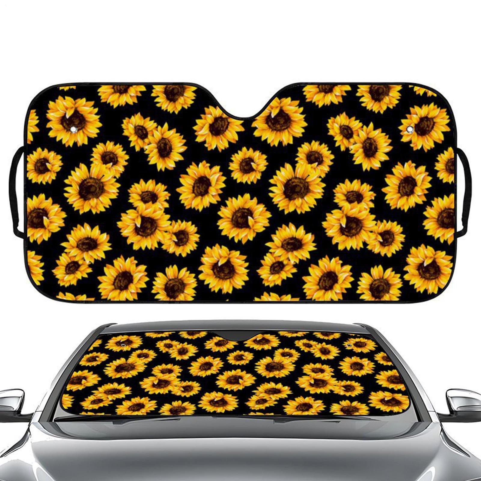 DzpKrka Auto Windschutzscheibe Sonnenschatten, Auto Sonnenschatten Windschutzscheibe - Faltbarer UV -Block Sonnenschutz - UV -Schutz Sonnenschatten für die vordere Windschutzscheibe passt zu kleinen DzpKrka Auto Windschutzscheibe Sonnenschatten, Auto Sonnenschatten Windschutzscheibe - Faltbarer UV -Block Sonnenschutz - UV -Schutz Sonnenschatten für die vordere Windschutzscheibe passt zu kleinen von DzpKrka