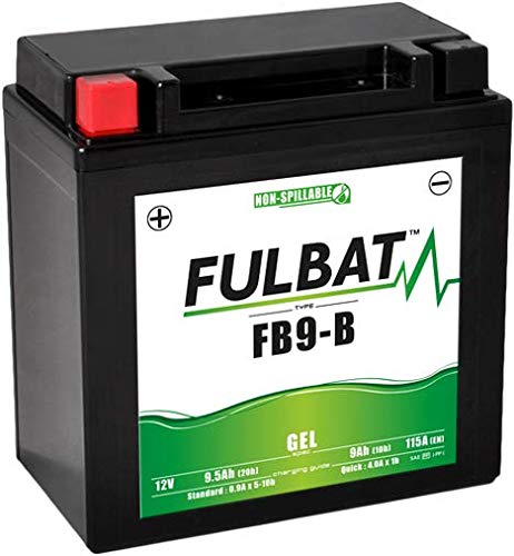 Fullbat Gel-Batterie YB9 YB9-B Piaggio Cosa/Vespa PX 125 150 200 Elektrostarter von E-BIKERS
