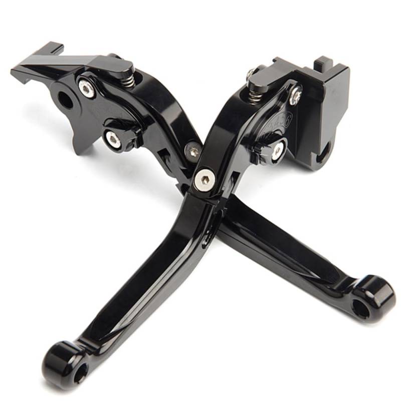 ESPEEDMTC Für BMW F650GS/ F700GS/ F800GS/ Adventure Modifizierte CNC Aluminiumlegierung Länge Einstellbare Faltbare Bremskupplung Hebel Zubehör (Schwarz) von E-SPEEDMTC