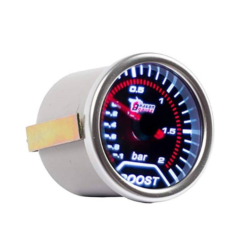 E Support 2" 52mm Auto Universal Ladedruck Anzeige Smoke Turbo Boost Gauge LED-Lichtleiste von ESUPPORT