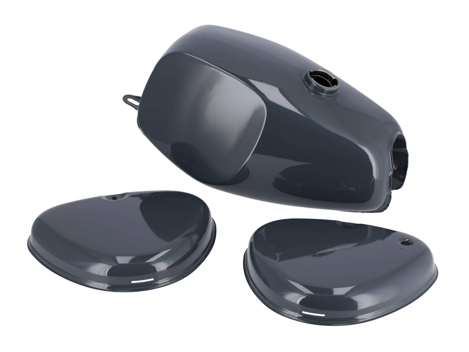 Set: Büffeltank + Seitendeckel, Dunkelgrau RAL 7016 - für Simson S50 Set: Büffeltank + Seitendeckel, Dunkelgrau RAL 7016 - für Simson S50 von EAO